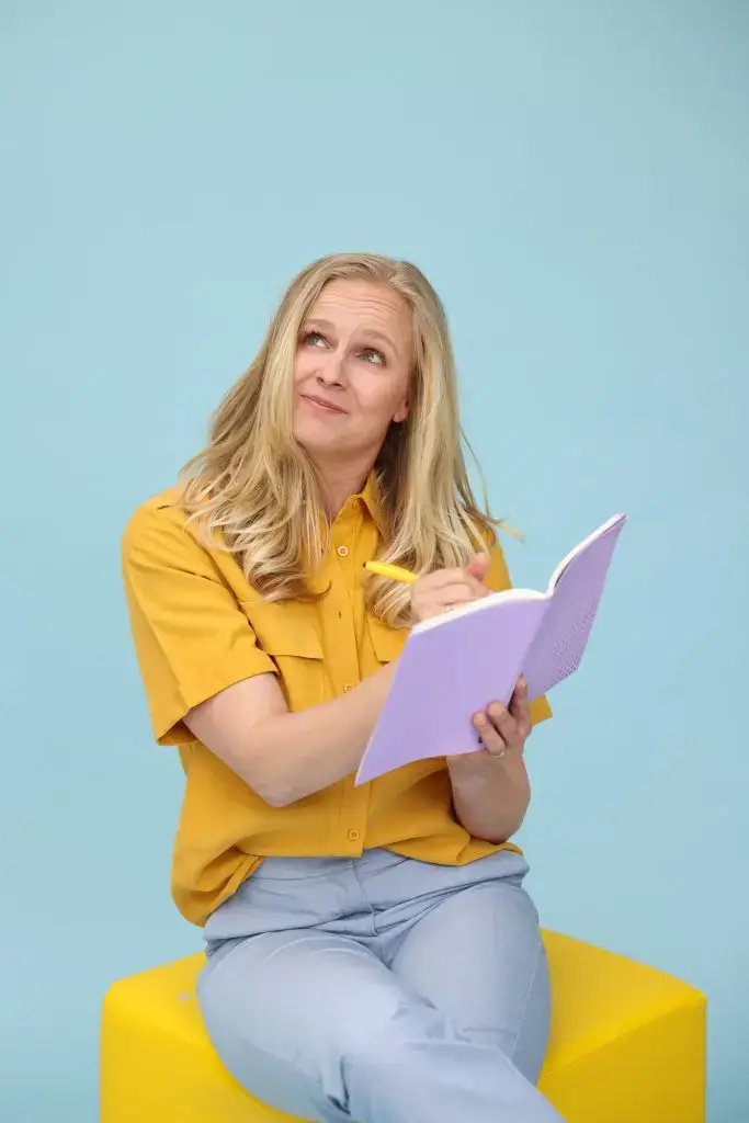 daglichtstudio Brabant met blauwe achtergrondrol