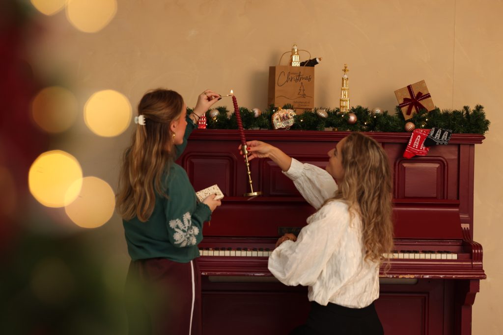 kerstsetting in fotostudio Roosendaal (Brabant)