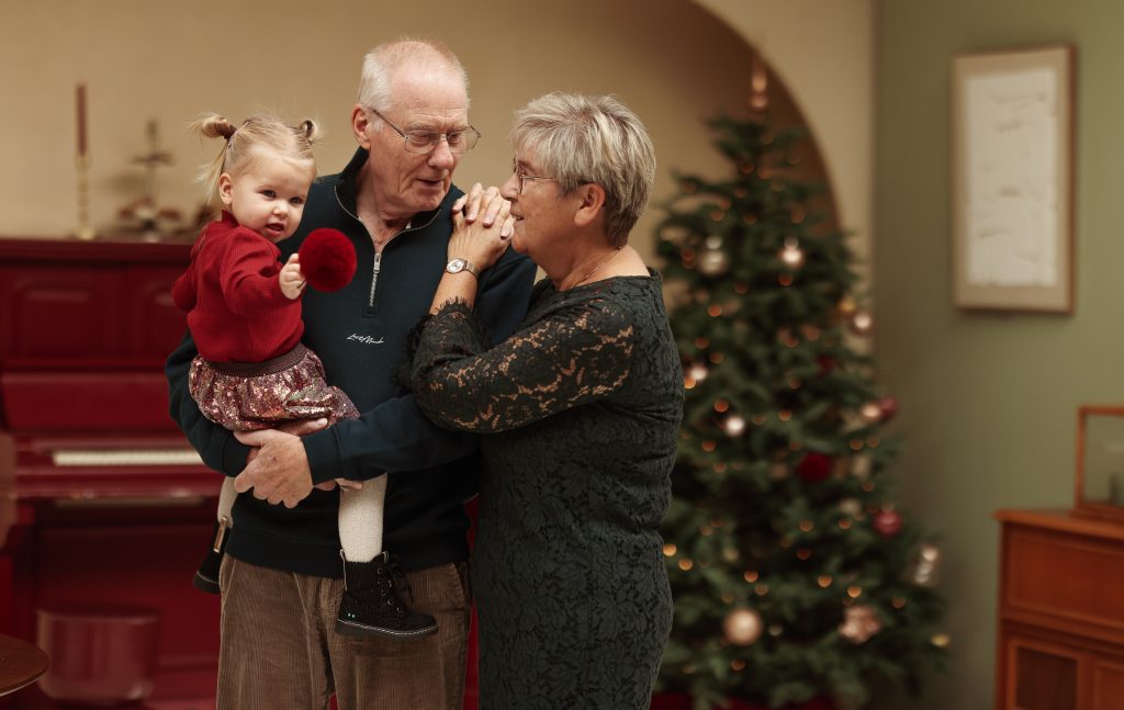 Fotostudio met kerst setting in Roosendaal